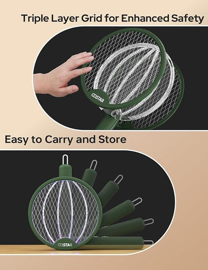 Folding Electric Mosquito Swatter
