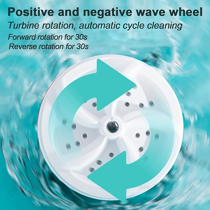 Mini Ultrasonic Portable Washing Machine