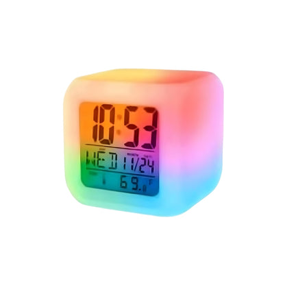 7-Color LED Alarm Clock