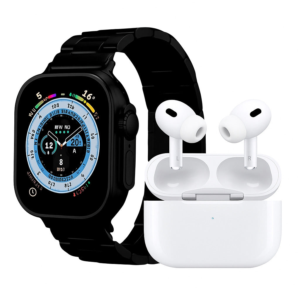 Crown M70 Smartwatch with Earbuds