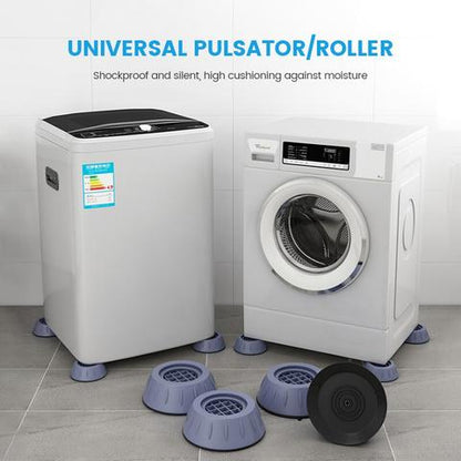4 Packs - Anti-Vibration Washing Machine Feet Pads