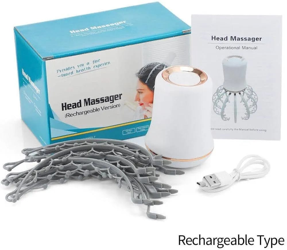 Portable 12-Claw Electric Scalp Massager