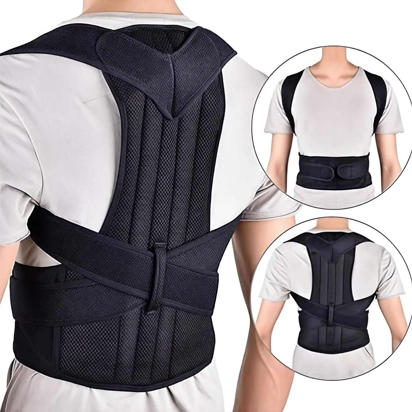 Posture Support Belt – Back & Shoulder Alignment Strap
