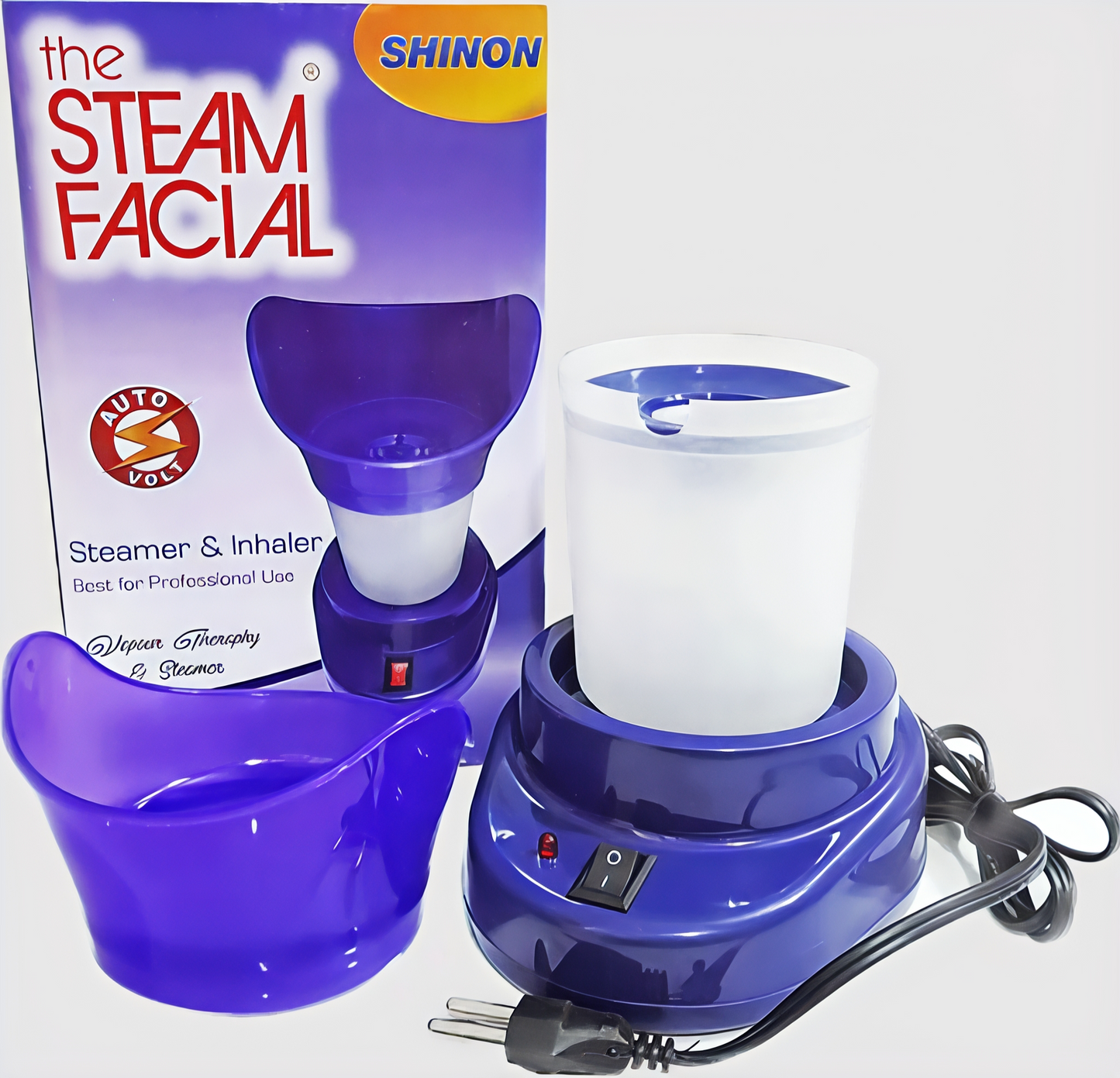 2-in-1 Steam Facial Steamer & Nose Inhaler – Beauty & Sinus Relief