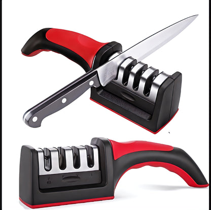 3-in-1 Manual Knife Sharpener | Adjustable Multi-Function Tool