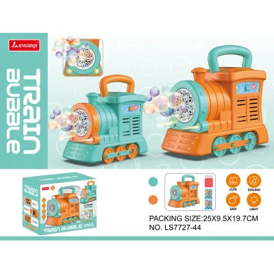 Kids Spray Bubble Maker Train Toy