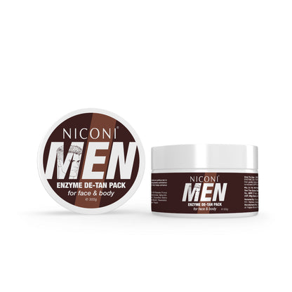 Buy One Get One Free | Niconi Men Enzyme De-Tan Pack For Face & Body (300g)