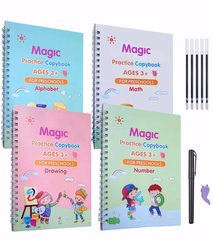 Sank Magic Practice Copybook Set | 4 Books Learning Kit