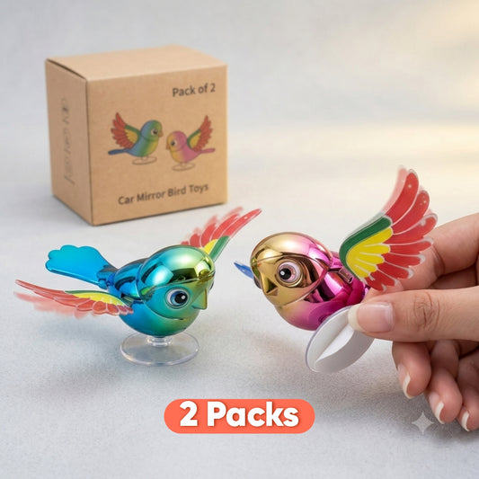 2-Packs | Colorful Flying Bird Ornament | Car & Motorcycle Decoration