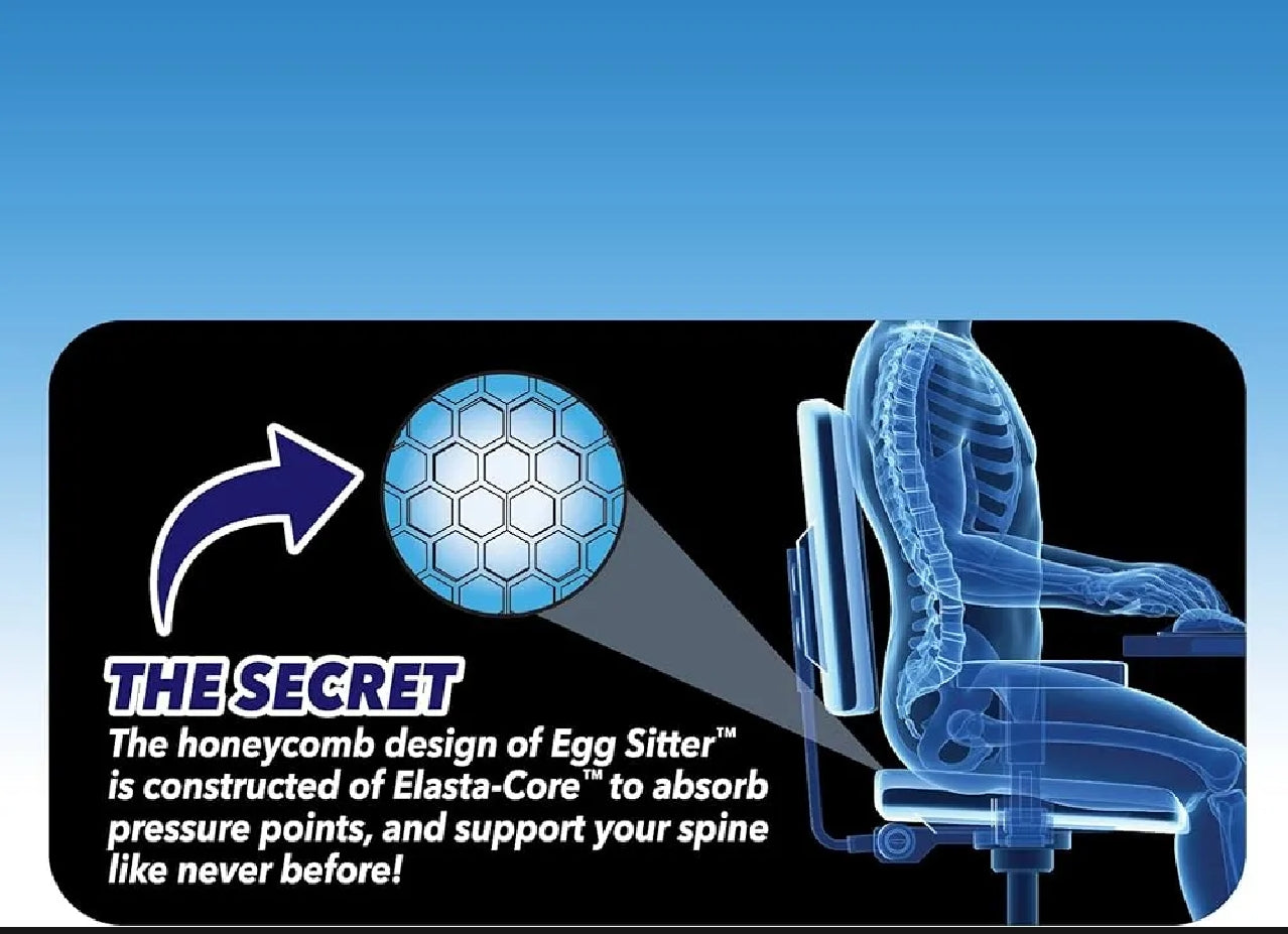 Egg Sitter Gel Cushion for Back Pain Relief Support