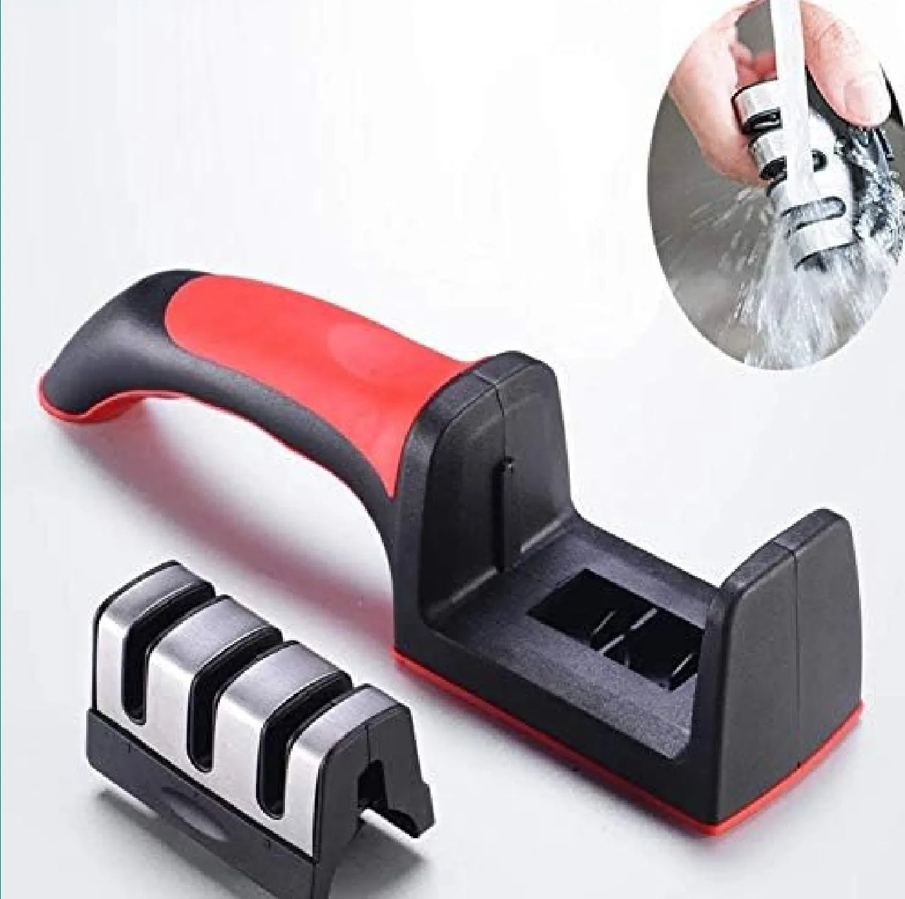 3-in-1 Manual Knife Sharpener | Adjustable Multi-Function Tool