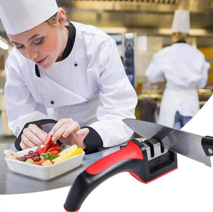 3-in-1 Manual Knife Sharpener | Adjustable Multi-Function Tool