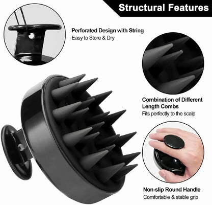 Silicone Hair Scalp Massager Brush