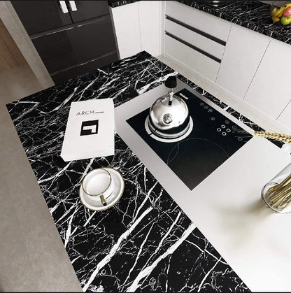 Self-Adhesive Marble Wallpaper | Heat & Oil Resistant | 60×200cm