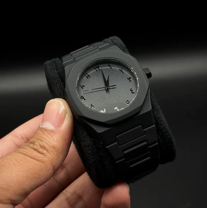 Black Aura Marble Watch