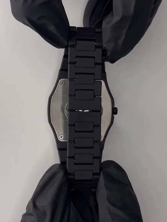 Black Aura Marble Watch