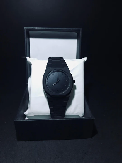 Black Aura Marble Watch