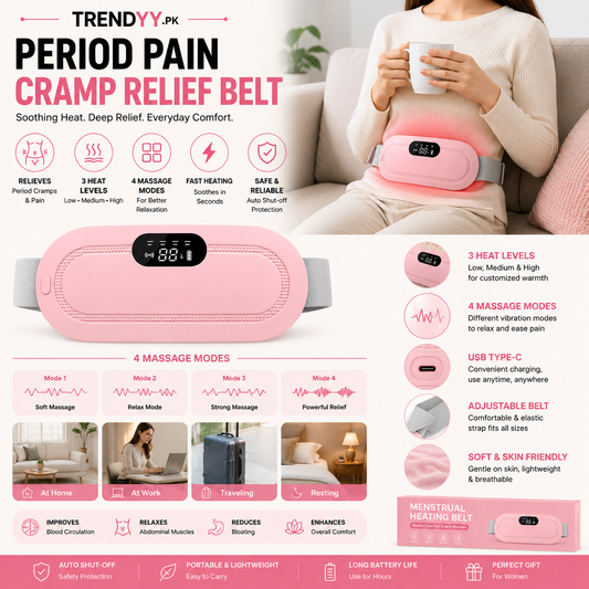 Portable Heating & Massage Belt | Rechargeable