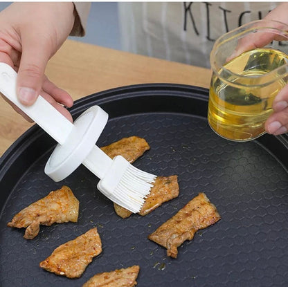 2-in-1 Oil Dispenser Bottle with Silicone Basting Brush