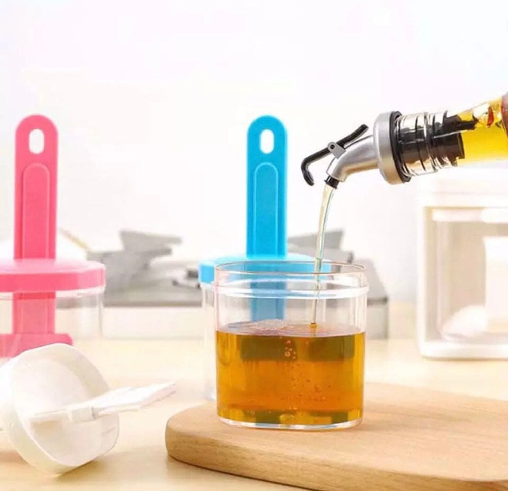 2-in-1 Oil Dispenser Bottle with Silicone Basting Brush