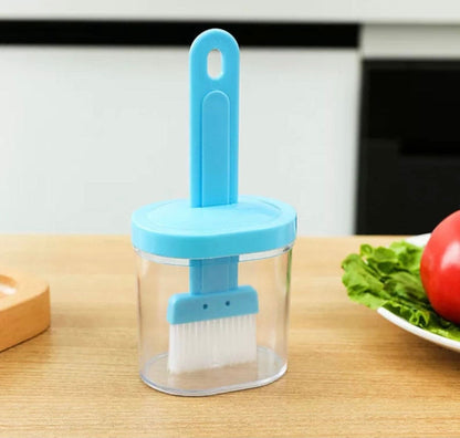2-in-1 Oil Dispenser Bottle with Silicone Basting Brush
