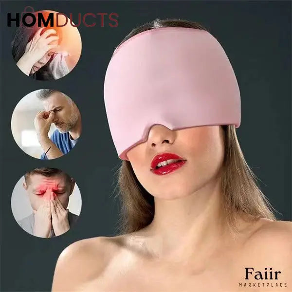 Migraine Ice Hat – Hot & Cold Gel Therapy Cap