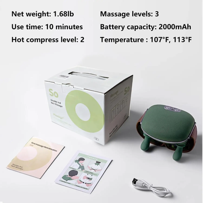 Hand-Shaped Neck & Shoulder Massager with Heat (PREMIUM QUALITY)