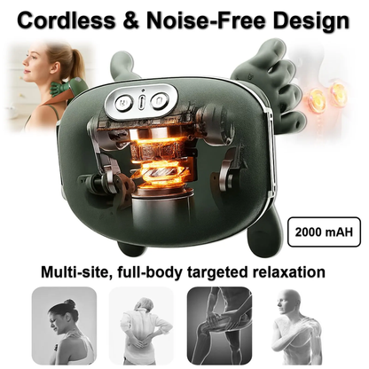 Hand-Shaped Neck & Shoulder Massager with Heat (PREMIUM QUALITY)