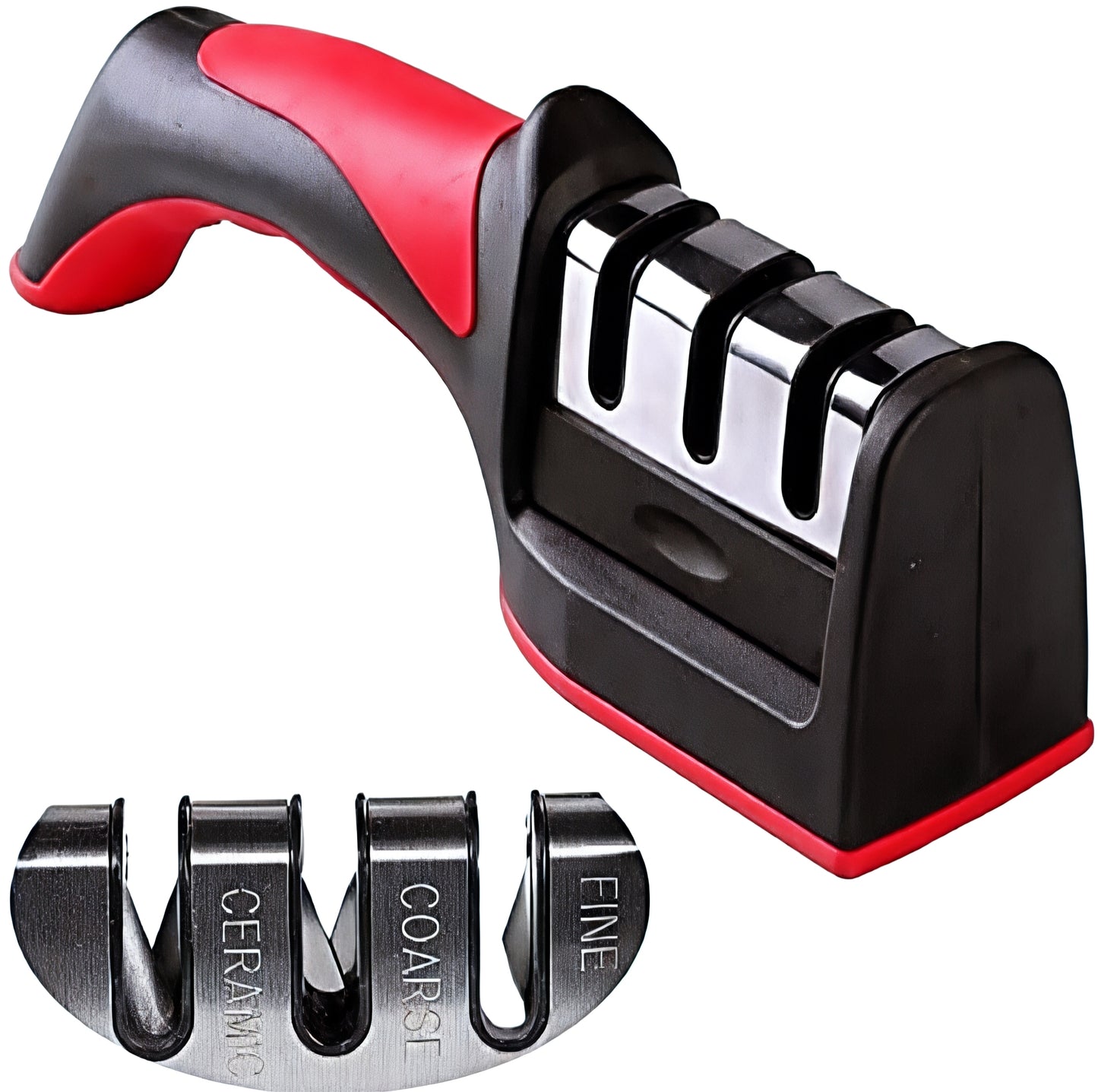 3-in-1 Manual Knife Sharpener | Adjustable Multi-Function Tool